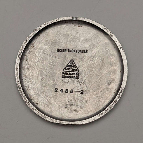 1947년 오메가 2488-2 남성용 기계식 손목시계 Cal.30T2PC 35mm 스테인리스 스틸 케이스