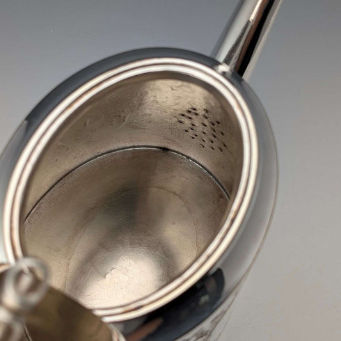 Circa 1885 British Antique Silver Plate Tea Set, 3 Pieces, Briddon Brothers