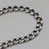 Circa 1900 British antique sterling silver Albert chain, 37g, sterling silver compass fob