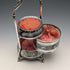 Late 19th Century American Antique Silver Plate Pocket Watch Holder & Trinket Box Reed & Barton