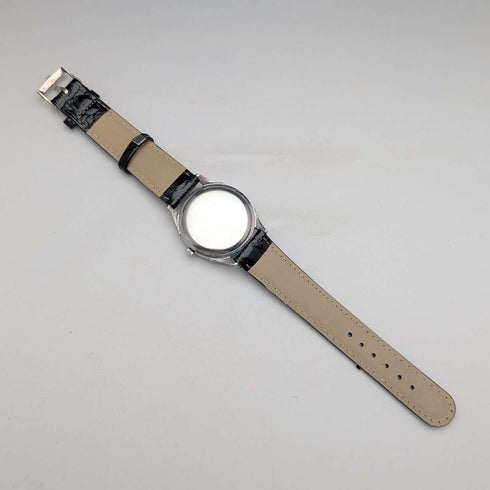 Reloj de pulsera para caballero Omega de 1945, ref. 2421/1, movimiento automático Cal. 28.10RA, esfera negra, caja de acero de 35 mm, en buen estado de funcionamiento.