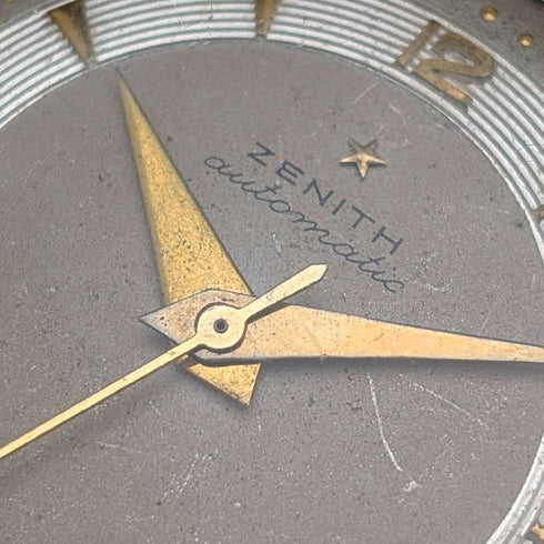 Reloj de pulsera automático para caballero Zenith de 1950, calibre 133, caja de acero de 35 mm, en buen estado de funcionamiento.