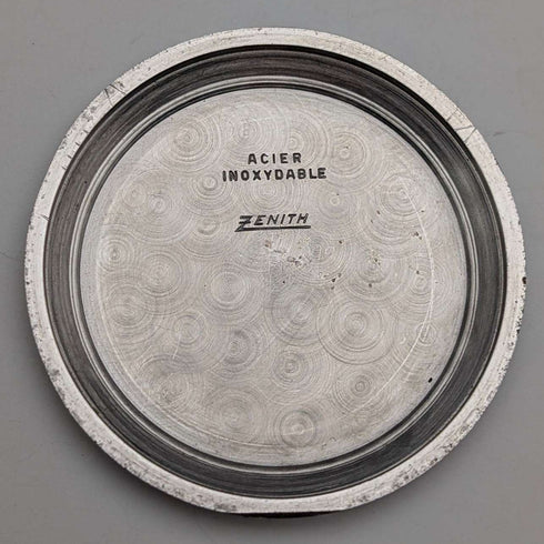 Reloj de pulsera automático para caballero Zenith de 1950, calibre 133, caja de acero de 35 mm, en buen estado de funcionamiento.