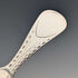 Cuchara para té de plata de ley antigua británica de 1801