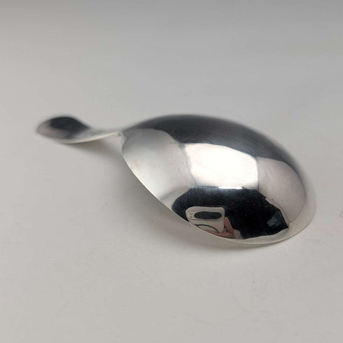 Cuchara para té de plata de ley antigua británica de 1801