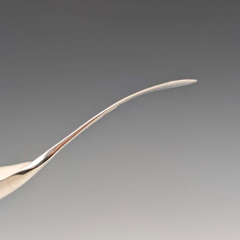 Cuchara para té de plata de ley antigua británica de 1801
