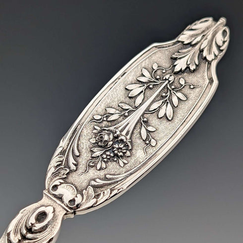 1900年頃 フレンチアンティーク 950シルバー製 ペストリーサーバ 109g Eugene Lefebvre ケース付
