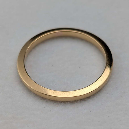 Anillo de oro de 22 quilates, vintage británico de 1958, 2.5 g (talla 12), Henry Hyde
