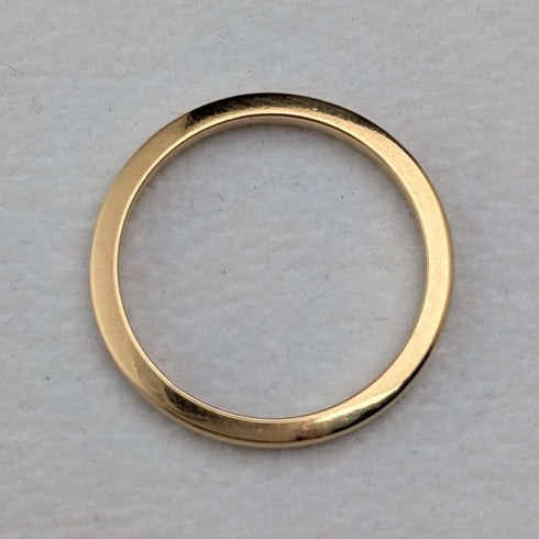 Anillo de oro de 22 quilates, vintage británico de 1958, 2.5 g (talla 12), Henry Hyde