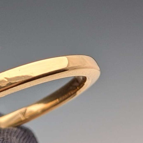 Anillo de oro de 22 quilates, vintage británico de 1958, 2.5 g (talla 12), Henry Hyde