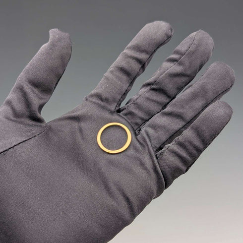 Anillo de oro de 22 quilates, vintage británico de 1958, 2.5 g (talla 12), Henry Hyde