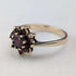 British Vintage Jewelry 9ct Gold & Garnet Ring 2.3g (Size 12)