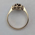 British Vintage Jewelry 9ct Gold & Garnet Ring 2.3g (Size 12)