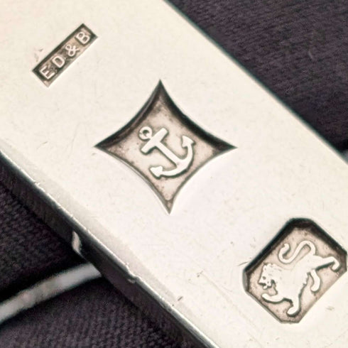 Colgante de lingote de plata de ley británica de 1978, 16 g, con collar