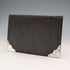 Cartera plegable de piel con adornos de plata de ley, antigua, Reino Unido, 1902, PWS