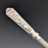 1885 Cucharas de té de plata esterlina antigua británica x6, total 76g, John Round