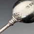 1885 Cucharas de té de plata esterlina antigua británica x6, total 76g, John Round