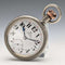 Reloj de bolsillo Omega antiguo, circa 1915, diámetro 53 mm, reloj ferroviario, caja de aleación, en buen estado de funcionamiento