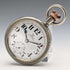 Reloj de bolsillo Omega antiguo, circa 1915, diámetro 53 mm, reloj ferroviario, caja de aleación, en buen estado de funcionamiento