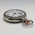 Reloj de bolsillo Omega antiguo, circa 1915, diámetro 53 mm, reloj ferroviario, caja de aleación, en buen estado de funcionamiento