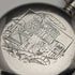 Reloj de bolsillo Omega antiguo, circa 1915, diámetro 53 mm, reloj ferroviario, caja de aleación, en buen estado de funcionamiento