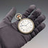 Reloj de bolsillo Omega antiguo, circa 1915, diámetro 53 mm, reloj ferroviario, caja de aleación, en buen estado de funcionamiento