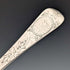 Cubiertos de bautizo de plata de ley antiguos británicos, 1869, par, 55 g en total, en estuche, HJ Lias & Son