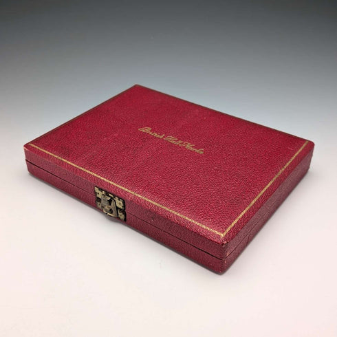 1957年 英国复古多重标志纯银茶匙6支,总重80克,Roberts & Belk出品,带原装盒。