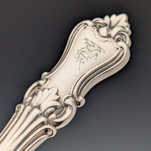 1850年頃 英国アンティーク 純銀ハンドル カトラリー6ペア Charles Needham 木箱入り