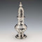 Azucarero de plata esterlina antigua inglesa de 1910, 151 g, Robert Stewart