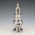 Azucarero de plata esterlina antigua inglesa de 1910, 151 g, Robert Stewart
