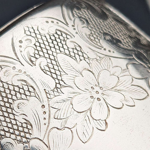 Tetera de plata chapada, antigüedad inglesa de alrededor de 1900, de John Henry Potter