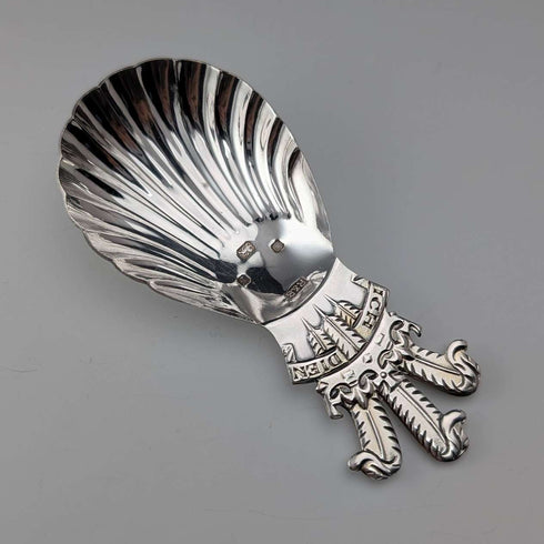 Cuchara para té de plata esterlina, vintage, Reino Unido, 1981, Roberts & Belk
