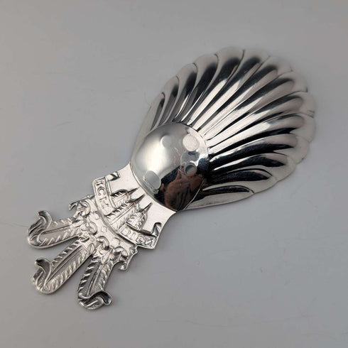 Cuchara para té de plata esterlina, vintage, Reino Unido, 1981, Roberts & Belk