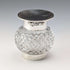 1905년 영국 앤틱 순은 뚜껑 & 컷 글라스 잉크병 Colen Hewer Cheshire