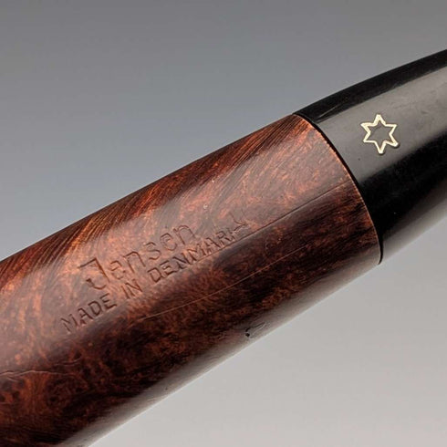 Pipa vintage escandinava de madera, Georg Jensen
