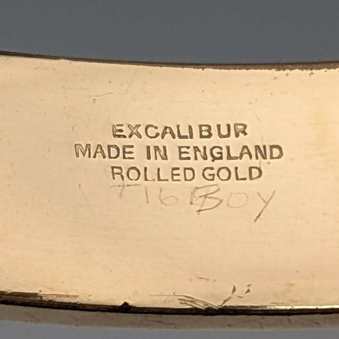 英国复古9ct包金手镯/手链 EXCALIBUR