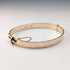 British vintage 9ct gold rolled gold bangle/bracelet Henry Griffith and Sons