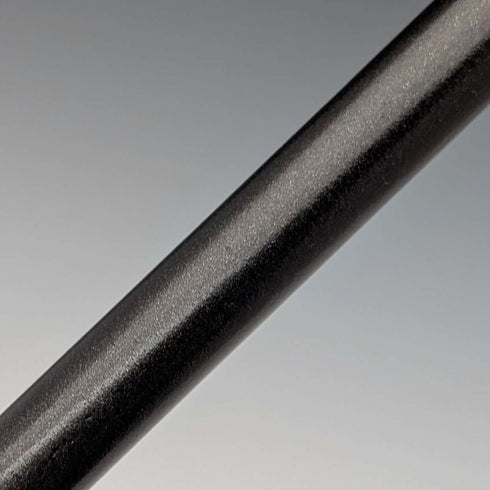1913 British antique gentleman's curved handle pure silver decorated walking stick 92cm J Howell&Co Ltd