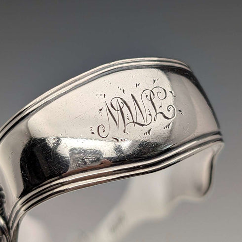 1827年 英国アンティーク 純銀製シュガートング 64g WC