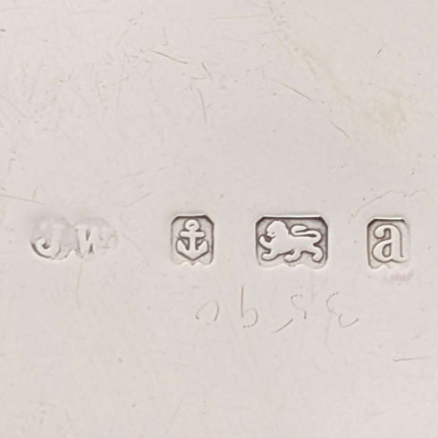1900年 英国古董纯银首饰盒 103g John Edward Wilmot