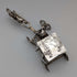 1907 British antique sterling silver carriage miniature 72g Boaz Moses Lendeck