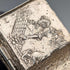 1907 British antique sterling silver carriage miniature 72g Boaz Moses Lendeck