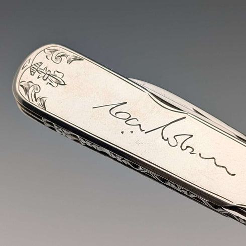 1958年 英国ヴィンテージ 純銀ハンドル マルチツール George Ibberson