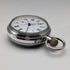 Reloj de bolsillo suizo antiguo con cronógrafo de doble cara, sin marca, caja de plata 800, en buen estado de funcionamiento