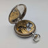 Circa 1915 Antique Omega Pocket Watch, Silver Thin Open Face, Good Working Condition