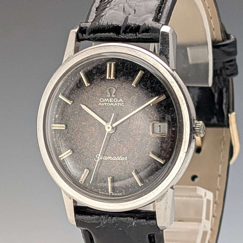 Reloj de pulsera para caballero Omega Seamaster de 1968, esfera tropical, Ref. 166.003, movimiento automático Cal. 565, en buen estado de funcionamiento
