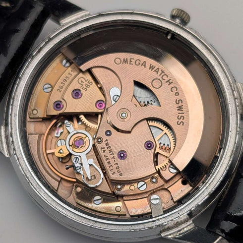 Reloj de pulsera para caballero Omega Seamaster de 1968, esfera tropical, Ref. 166.003, movimiento automático Cal. 565, en buen estado de funcionamiento