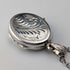 Colgante guardapelo vintage de plata pura con forma ovalada, 2.7g, con collar