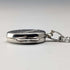 Colgante guardapelo vintage de plata pura con forma ovalada, 2.7g, con collar